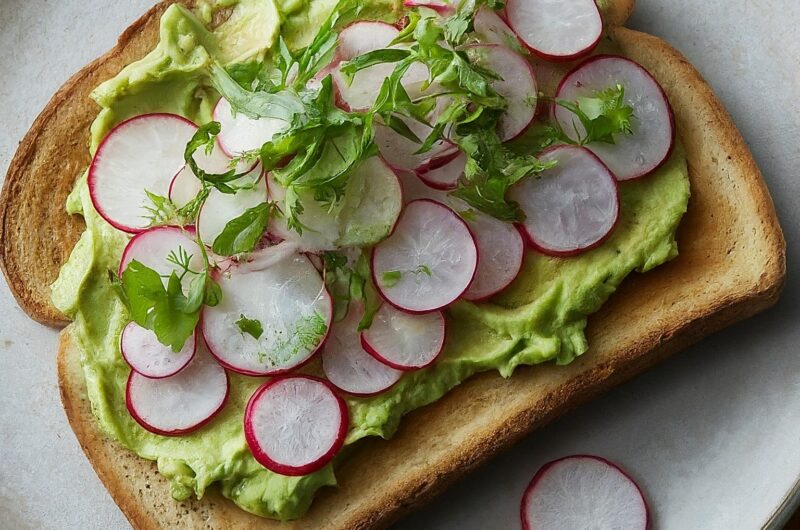 Radish and Avocado Toast